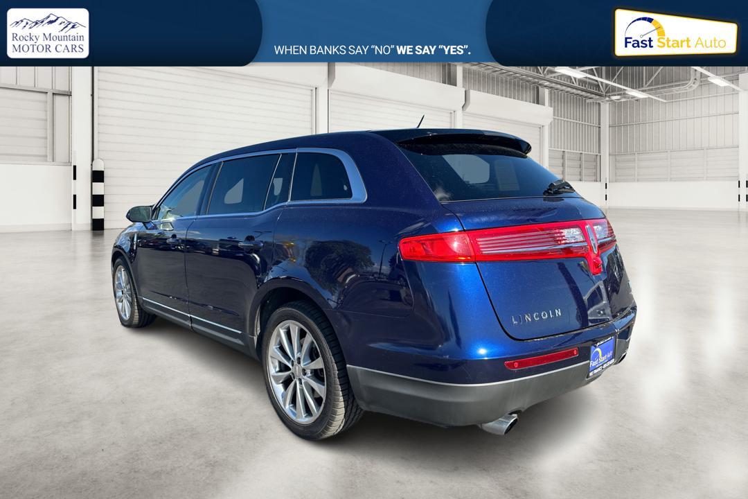 2011 Blue Lincoln MKT 3.5L with EcoBoost AWD (2LMHJ5AT4BB) with an 3.5L V6 DOHC 24V TURBO engine, 6-Speed Automatic transmission, located at 7755 State Street, Midvale, UT, 84047, (801) 753-9063, 40.610329, -111.890656 - Photo #4
