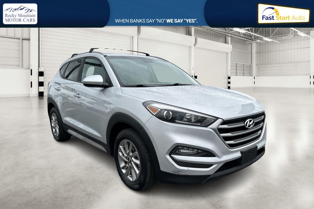 2018 Silver Hyundai Tucson SE (KM8J33A43JU) with an 2.0L L4 DOHC 16V engine, 6A transmission, located at 7755 State Street, Midvale, UT, 84047, (801) 753-9063, 40.610329, -111.890656 - Photo #0