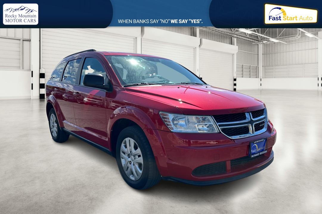 2016 Red Dodge Journey SE (3C4PDCABXGT) with an 2.4L L4 DOHC 16V engine, 4A transmission, located at 7755 State Street, Midvale, UT, 84047, (801) 753-9063, 40.610329, -111.892159 - Photo #0
