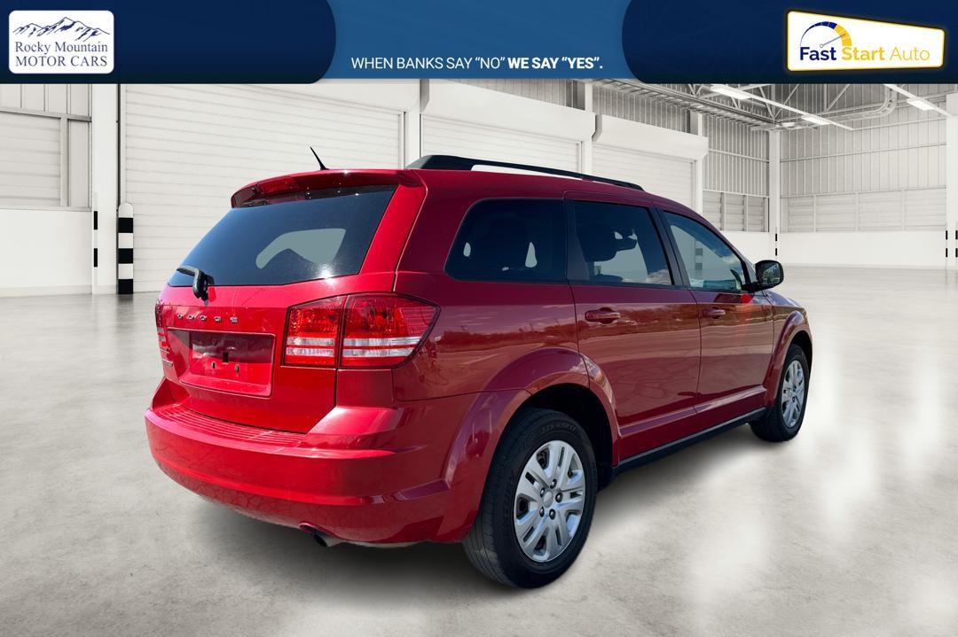 2016 Red Dodge Journey SE (3C4PDCABXGT) with an 2.4L L4 DOHC 16V engine, 4A transmission, located at 7755 State Street, Midvale, UT, 84047, (801) 753-9063, 40.610329, -111.892159 - Photo #2