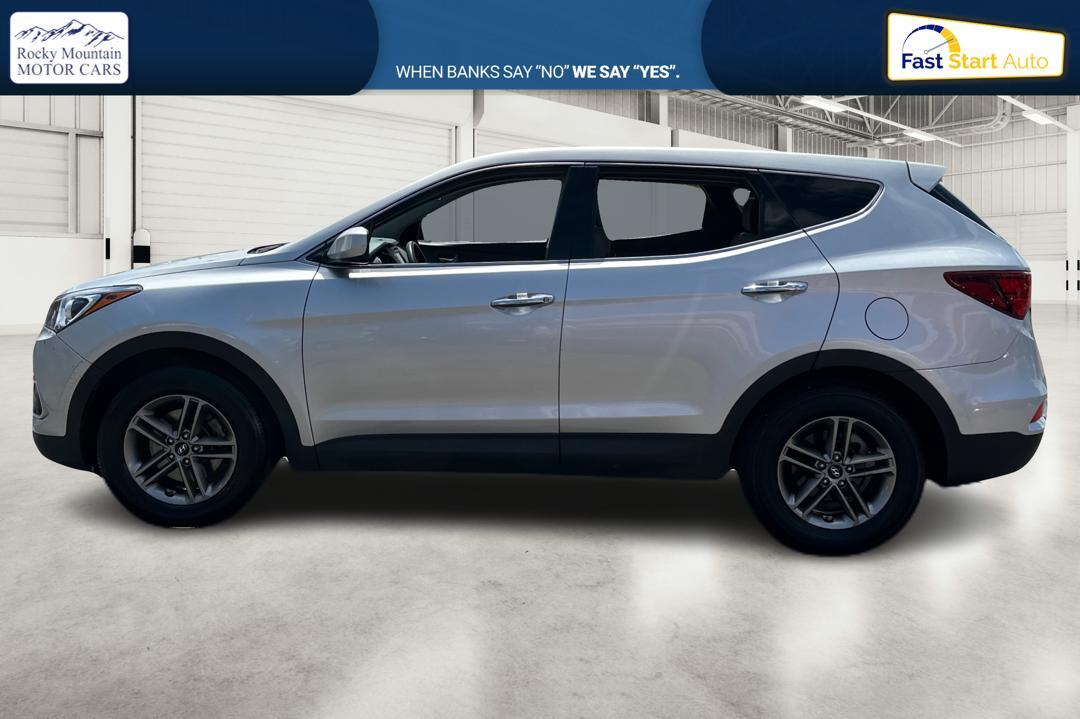 2018 Silver Hyundai Santa Fe Sport 2.4 FWD (5XYZT3LB1JG) with an 2.4L L4 DOHC 16V engine, 6A transmission, located at 767 S State Road, Pleasant Grove, UT, 84062, (801) 785-1058, 40.354839, -111.736687 - Photo #5