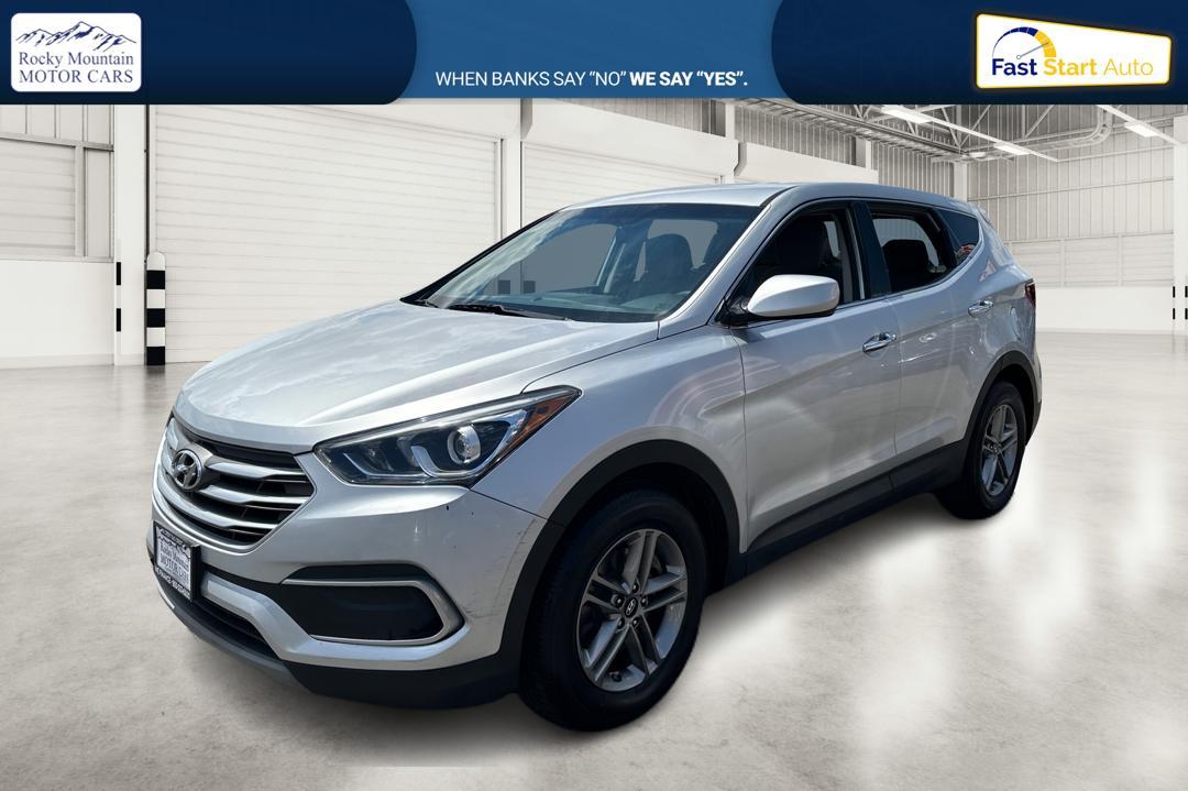 2018 Silver Hyundai Santa Fe Sport 2.4 FWD (5XYZT3LB1JG) with an 2.4L L4 DOHC 16V engine, 6A transmission, located at 767 S State Road, Pleasant Grove, UT, 84062, (801) 785-1058, 40.354839, -111.736687 - Photo #6
