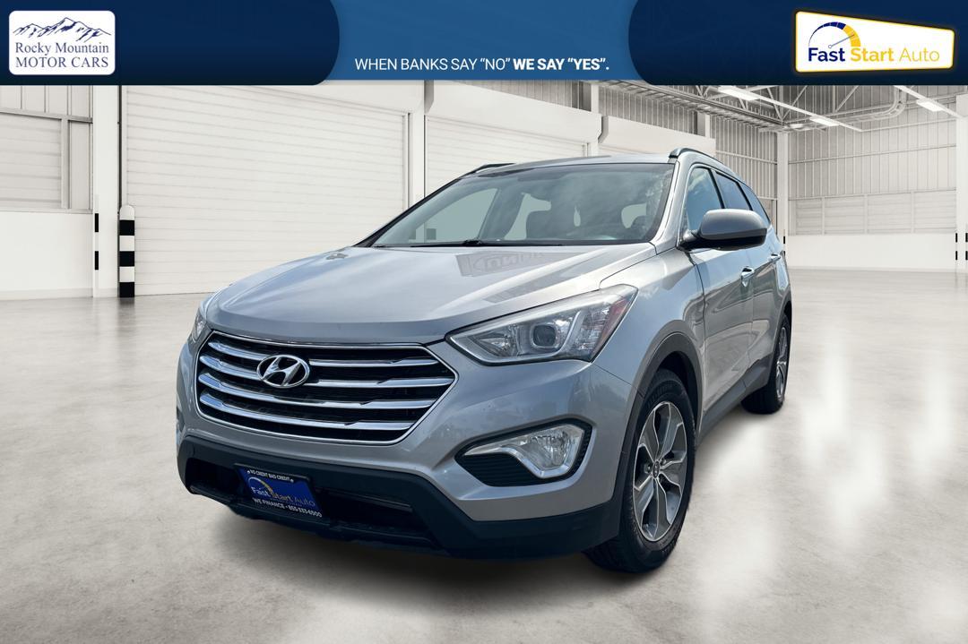 2014 Silver Hyundai Santa Fe GLS AWD (KM8SMDHF2EU) with an 3.3L V6 DOHC 24V engine, 6-Speed Automatic transmission, located at 7755 State Street, Midvale, UT, 84047, (801) 753-9063, 40.610329, -111.890656 - Photo #6
