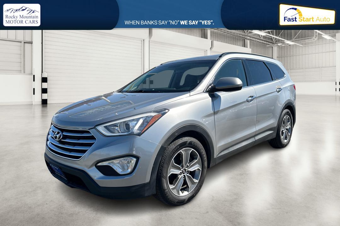 2014 Silver Hyundai Santa Fe GLS AWD (KM8SMDHF2EU) with an 3.3L V6 DOHC 24V engine, 6-Speed Automatic transmission, located at 7755 State Street, Midvale, UT, 84047, (801) 753-9063, 40.610329, -111.890656 - Photo #6