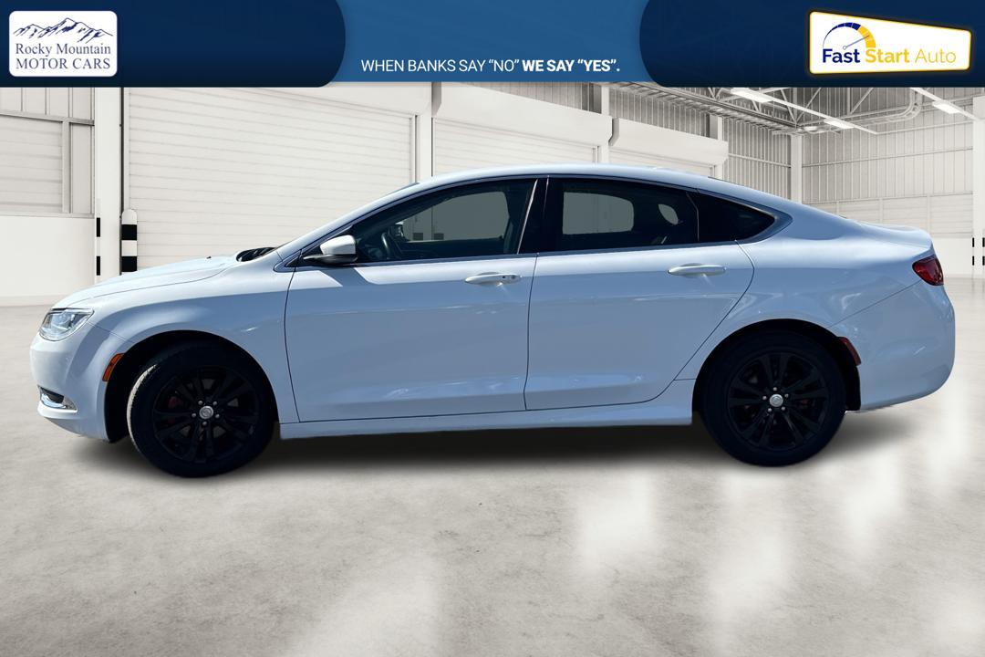 2015 White Chrysler 200 Limited (1C3CCCAB9FN) with an 2.4L L4 DOHC 16V engine, 9-Speed Automatic transmission, located at 7755 State Street, Midvale, UT, 84047, (801) 753-9063, 40.610329, -111.890656 - Photo #5