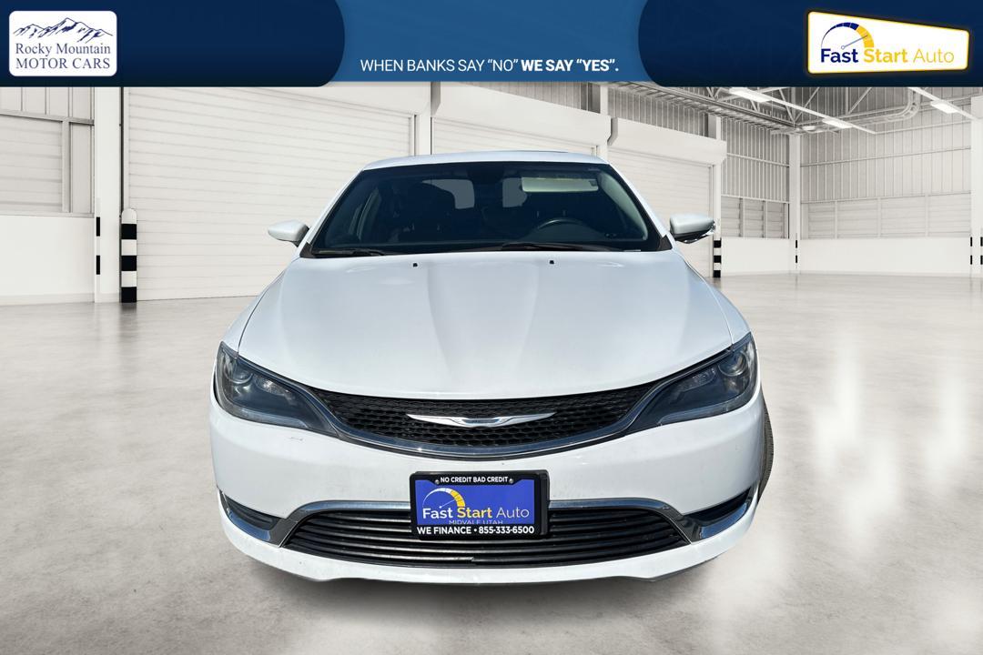 2015 White Chrysler 200 Limited (1C3CCCAB9FN) with an 2.4L L4 DOHC 16V engine, 9-Speed Automatic transmission, located at 7755 State Street, Midvale, UT, 84047, (801) 753-9063, 40.610329, -111.890656 - Photo #7
