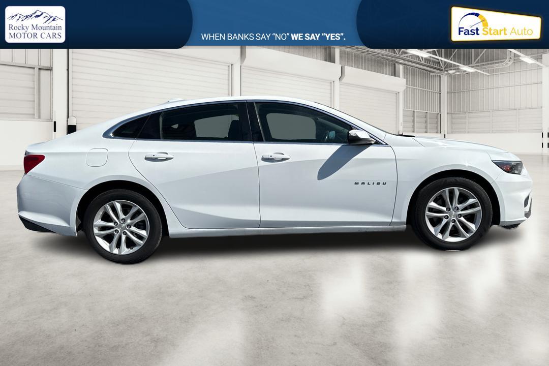 2017 White Chevrolet Malibu 1LT (1G1ZE5STXHF) with an 1.5L L4 DOHC 16V engine, 6A transmission, located at 7755 State Street, Midvale, UT, 84047, (801) 753-9063, 40.610329, -111.892159 - Photo #1