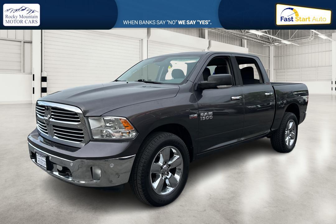 2016 Gray RAM 1500 SLT Crew Cab SWB 4WD (1C6RR7LT0GS) with an 5.7L V8 OHV 16V engine, 6A transmission, located at 767 S State Road, Pleasant Grove, UT, 84062, (801) 785-1058, 40.354839, -111.736687 - Photo#8