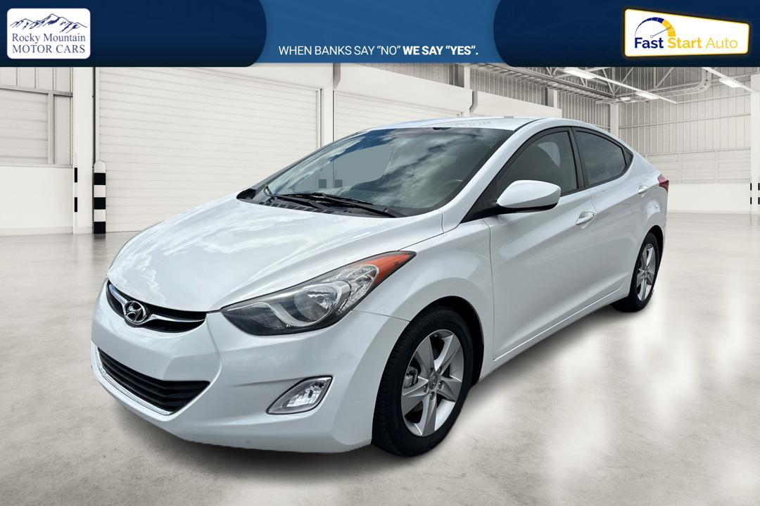 2013 White Hyundai Elantra Limited (5NPDH4AEXDH) with an 1.8L L4 DOHC 16V engine, 6-Speed Automatic transmission, located at 7755 State Street, Midvale, UT, 84047, (801) 753-9063, 40.610329, -111.890656 - Photo #6