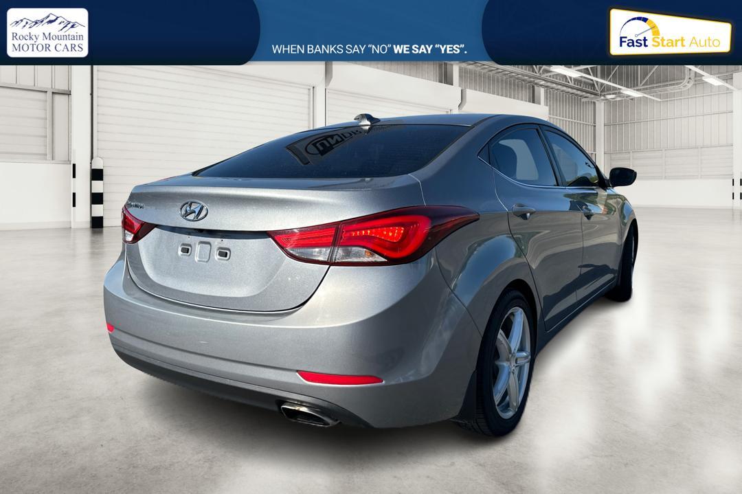 2014 Gray Hyundai Elantra GLS A/T (KMHDH4AH5EU) with an 2.0L L4 DOHC 16V engine, 6-Speed Automatic transmission, located at 7755 State Street, Midvale, UT, 84047, (801) 753-9063, 40.610329, -111.892159 - Photo #2
