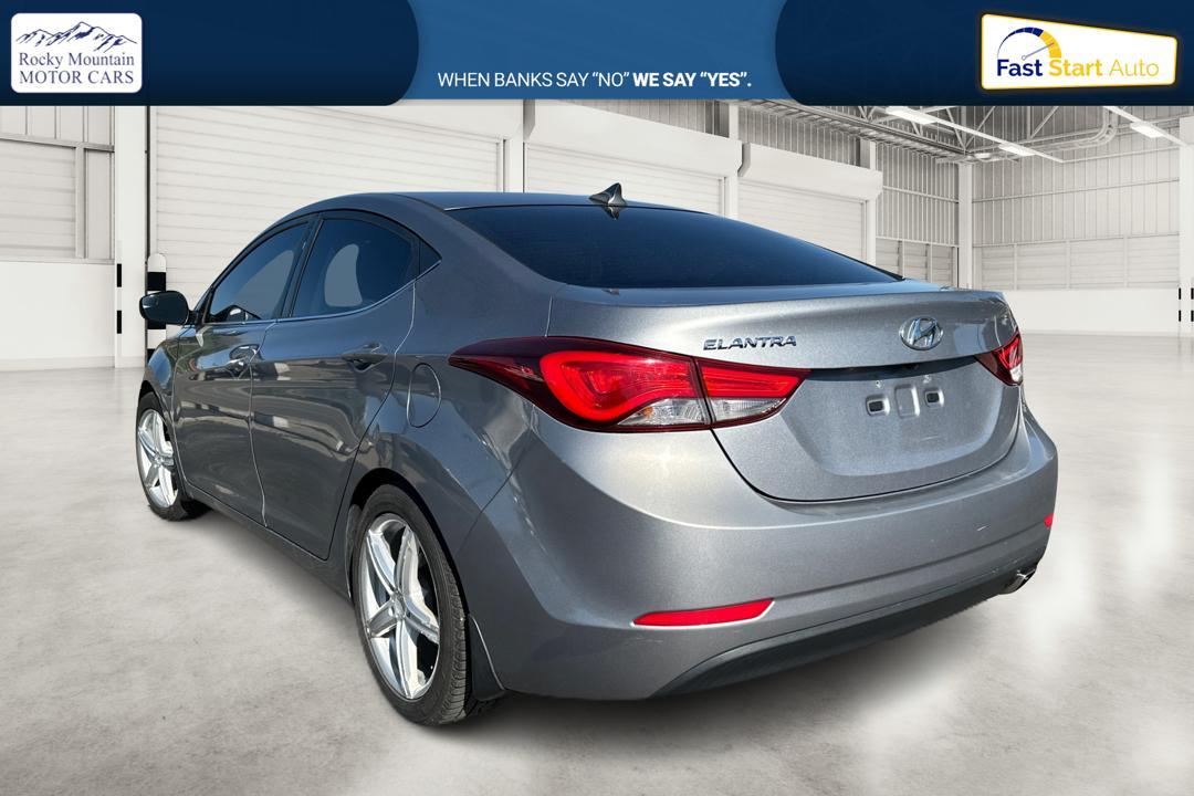 2014 Gray Hyundai Elantra GLS A/T (KMHDH4AH5EU) with an 2.0L L4 DOHC 16V engine, 6-Speed Automatic transmission, located at 7755 State Street, Midvale, UT, 84047, (801) 753-9063, 40.610329, -111.892159 - Photo #4