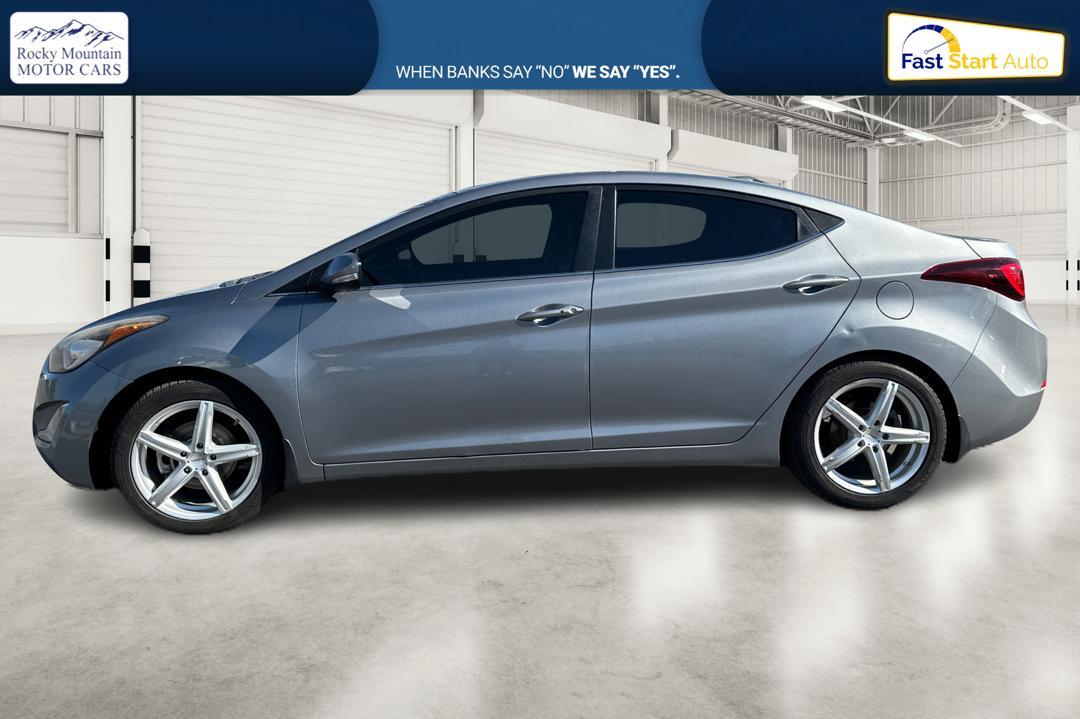 2014 Gray Hyundai Elantra GLS A/T (KMHDH4AH5EU) with an 2.0L L4 DOHC 16V engine, 6-Speed Automatic transmission, located at 7755 State Street, Midvale, UT, 84047, (801) 753-9063, 40.610329, -111.892159 - Photo #5