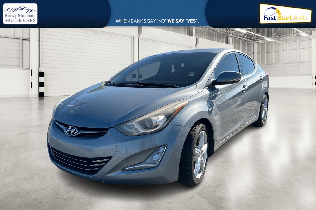 2014 Gray Hyundai Elantra GLS A/T (KMHDH4AH5EU) with an 2.0L L4 DOHC 16V engine, 6-Speed Automatic transmission, located at 7755 State Street, Midvale, UT, 84047, (801) 753-9063, 40.610329, -111.892159 - Photo #6