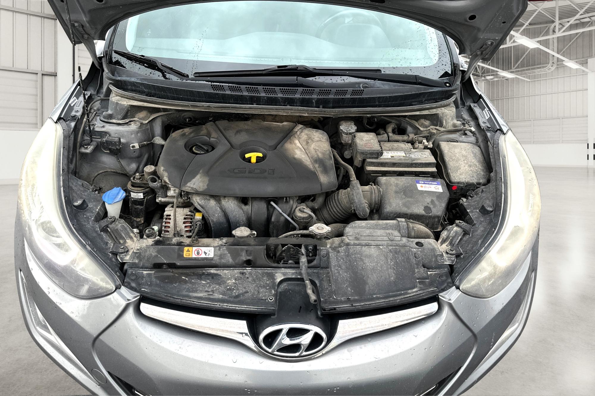 2014 Gray Hyundai Elantra GLS A/T (KMHDH4AH5EU) with an 2.0L L4 DOHC 16V engine, 6-Speed Automatic transmission, located at 7755 State Street, Midvale, UT, 84047, (801) 753-9063, 40.610329, -111.892159 - Photo #8