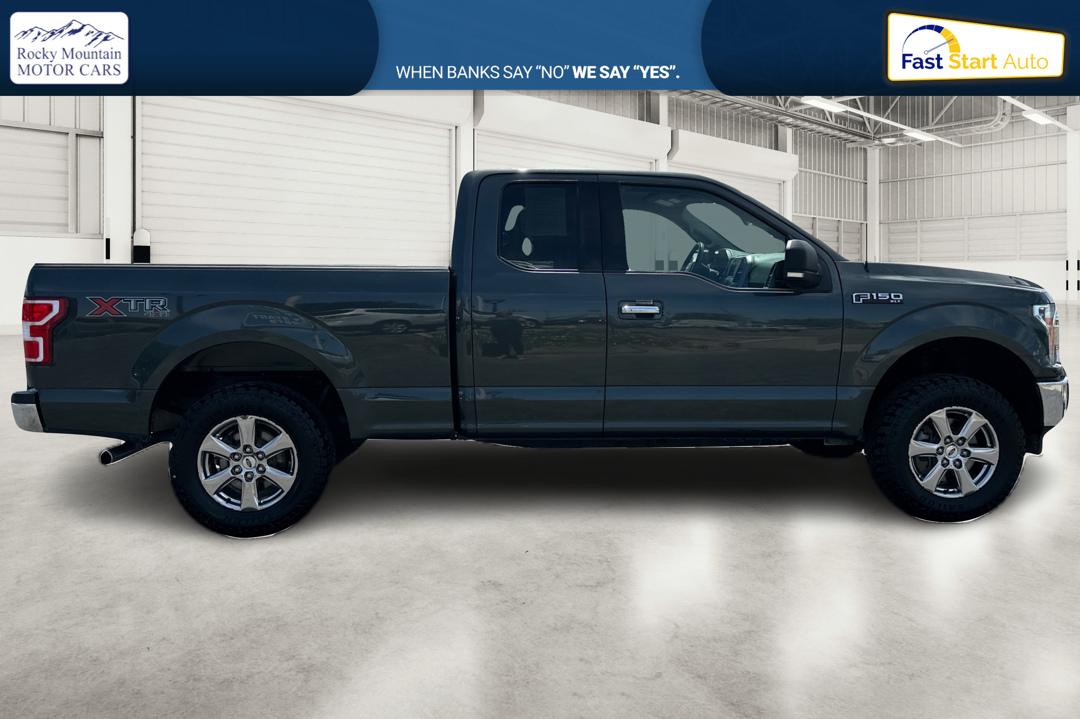 2018 Gray Ford F-150 Lariat SuperCab 6.5-ft. 4WD (1FTFX1EG8JK) with an 3.5L V6 DOHC 24V engine, 6A transmission, located at 7755 State Street, Midvale, UT, 84047, (801) 753-9063, 40.610329, -111.892159 - Photo#1
