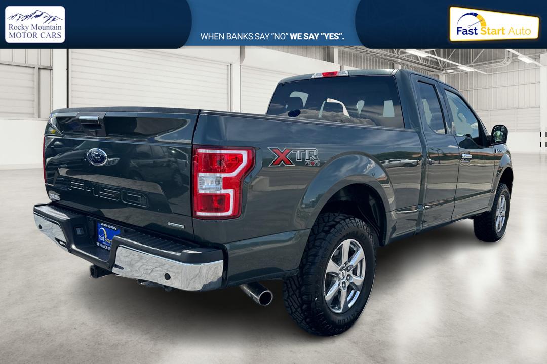 2018 Gray Ford F-150 Lariat SuperCab 6.5-ft. 4WD (1FTFX1EG8JK) with an 3.5L V6 DOHC 24V engine, 6A transmission, located at 7755 State Street, Midvale, UT, 84047, (801) 753-9063, 40.610329, -111.892159 - Photo#2