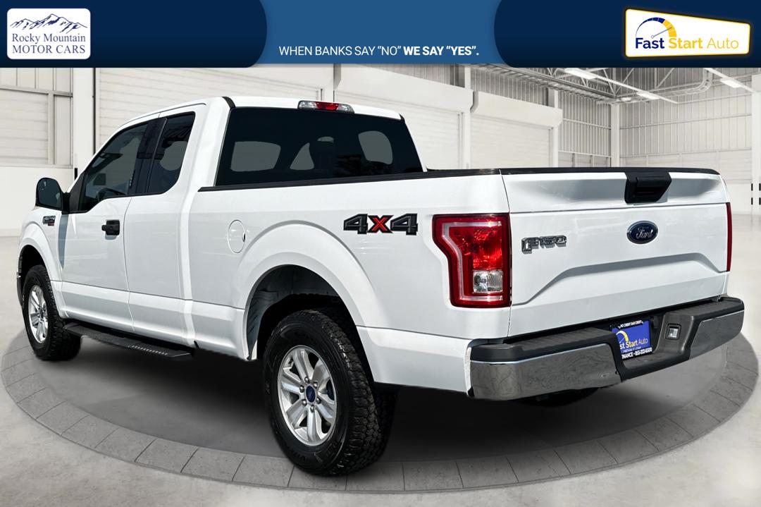 2017 White Ford F-150 Lariat SuperCab 8-ft. 4WD (1FTFX1EFXHF) with an 5.0L V8 engine, 6A transmission, located at 767 S State Road, Pleasant Grove, UT, 84062, (801) 785-1058, 40.354839, -111.736687 - Photo#4