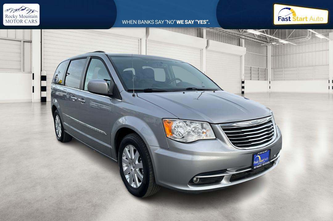 2016 Silver Chrysler Town and Country Touring (2C4RC1BG1GR) with an 3.6L V6 DOHC 24V engine, 6A transmission, located at 7755 State Street, Midvale, UT, 84047, (801) 753-9063, 40.610329, -111.892159 - Photo#0