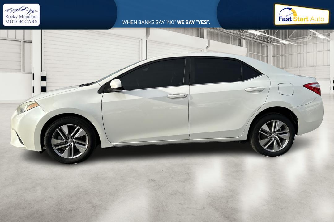 2014 White Toyota Corolla ECO CVT (5YFBPRHE1EP) with an 1.8L L4 DOHC 16V engine, Continuously Variable Transmission transmission, located at 7755 State Street, Midvale, UT, 84047, (801) 753-9063, 40.610329, -111.892159 - Photo#6