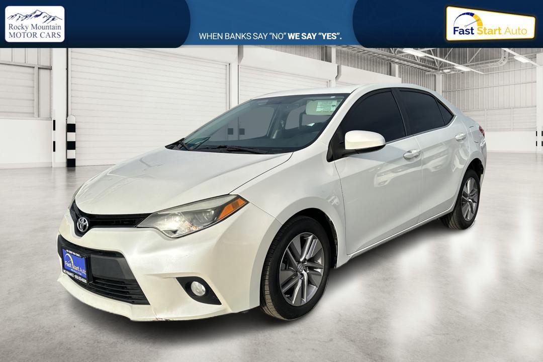 2014 White Toyota Corolla ECO CVT (5YFBPRHE1EP) with an 1.8L L4 DOHC 16V engine, Continuously Variable Transmission transmission, located at 7755 State Street, Midvale, UT, 84047, (801) 753-9063, 40.610329, -111.892159 - Photo#8