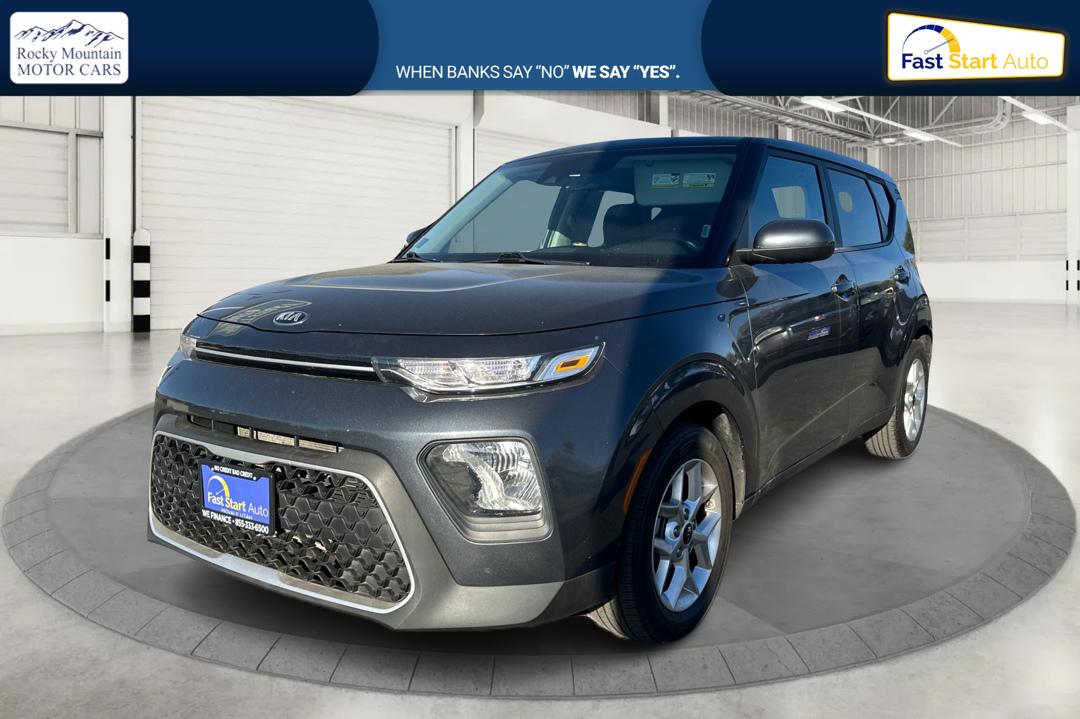 2021 Gray Kia Soul LX CVT (KNDJ23AU7M7) with an 2.0L L4 DOHC 16V engine, CVT transmission, located at 767 S State Road, Pleasant Grove, UT, 84062, (801) 785-1058, 40.354839, -111.736687 - Photo#6