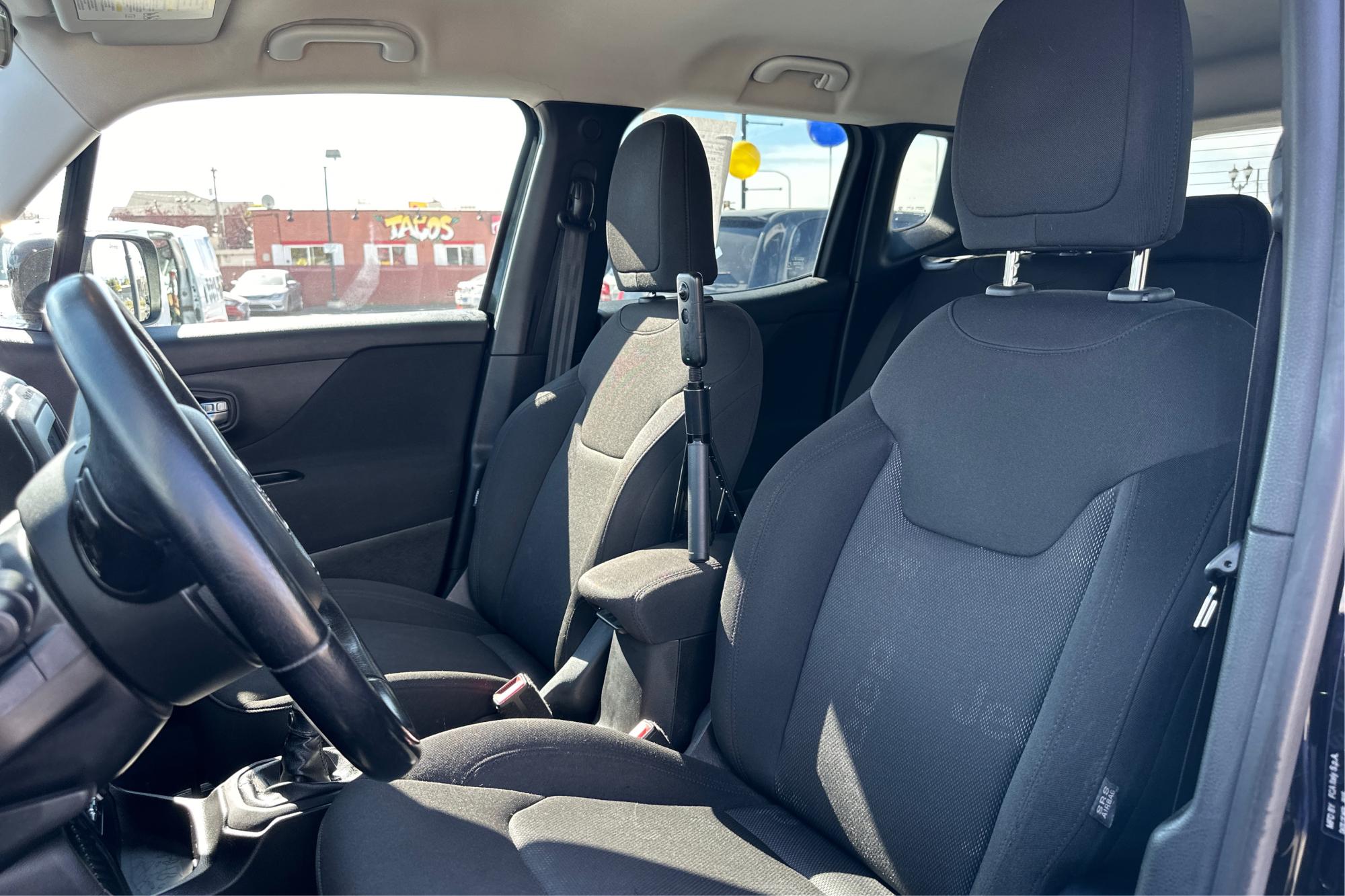 2015 Black Jeep Renegade Latitude FWD (ZACCJABH8FP) with an 1.4L L4 DOHC 16V TURBO engine, 6M transmission, located at 7755 State Street, Midvale, UT, 84047, (801) 753-9063, 40.610329, -111.892159 - Photo#14