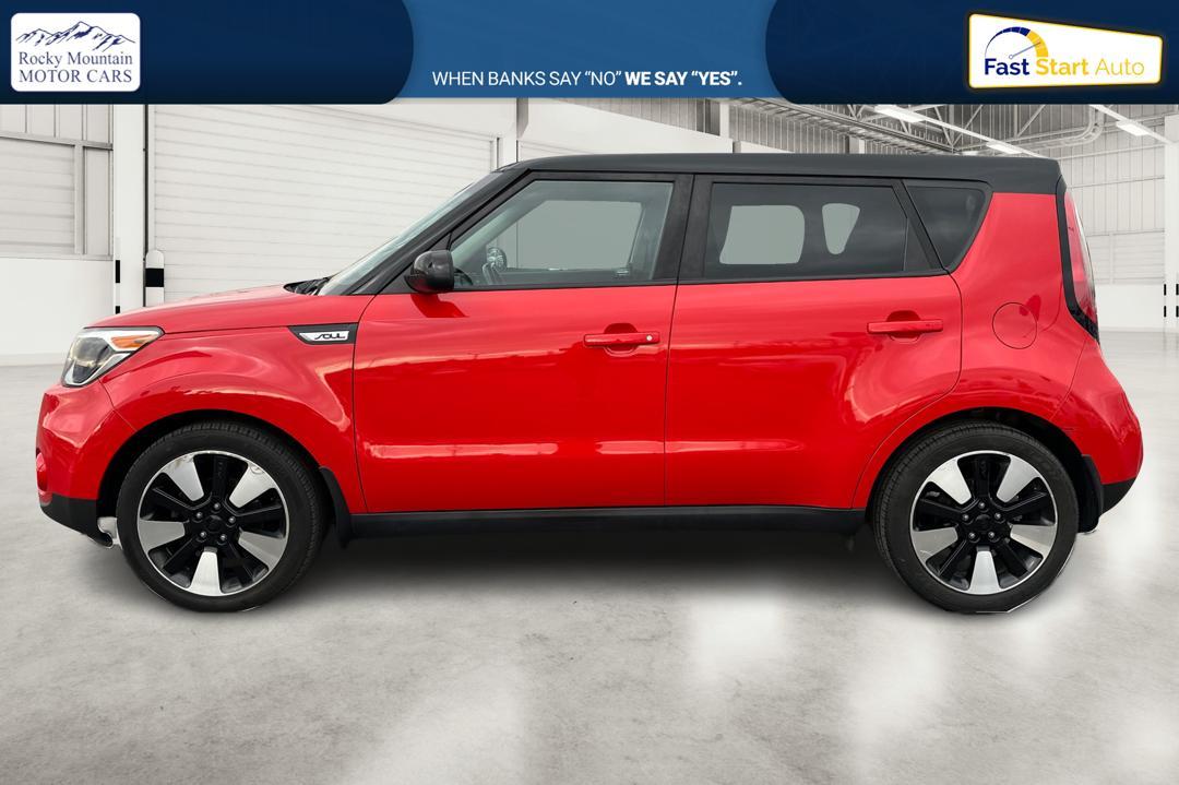 2019 Red Kia Soul + (KNDJP3A59K7) with an 2.0L L4 DOHC 16V engine, 6A transmission, located at 7755 State Street, Midvale, UT, 84047, (801) 753-9063, 40.610329, -111.890656 - Photo#6