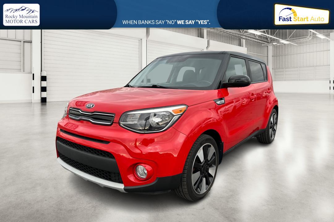 2019 Red Kia Soul + (KNDJP3A59K7) with an 2.0L L4 DOHC 16V engine, 6A transmission, located at 7755 State Street, Midvale, UT, 84047, (801) 753-9063, 40.610329, -111.890656 - Photo#8