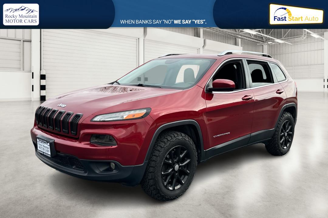 2016 Red Jeep Cherokee Latitude FWD (1C4PJLCB1GW) with an 2.4L L4 DOHC 16V engine, 9A transmission, located at 767 S State Road, Pleasant Grove, UT, 84062, (801) 785-1058, 40.354839, -111.736687 - Photo#8