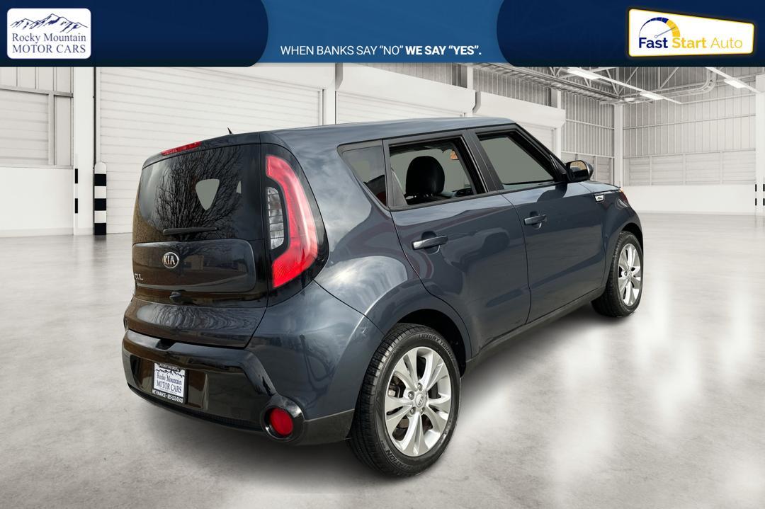 2016 Blue Kia Soul + (KNDJP3A55G7) with an 2.0L L4 DOHC 16V engine, 6A transmission, located at 344 S Washington Blvd, Ogden, UT, 84404, (801) 399-1799, 41.255482, -111.970848 - Photo#2