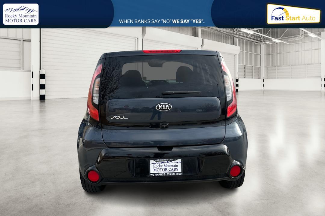 2016 Blue Kia Soul + (KNDJP3A55G7) with an 2.0L L4 DOHC 16V engine, 6A transmission, located at 344 S Washington Blvd, Ogden, UT, 84404, (801) 399-1799, 41.255482, -111.970848 - Photo#4