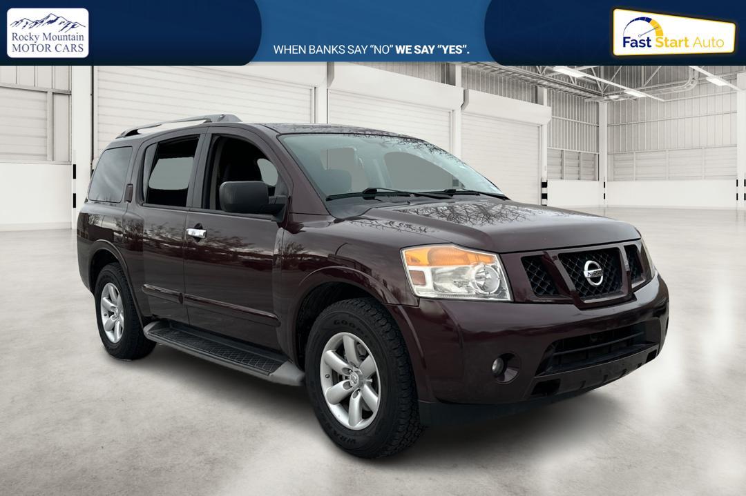 2014 Purple Nissan Armada SL 2WD (5N1AA0ND4EN) with an 5.6L V8 DOHC 32V engine, 5-Speed Automatic transmission, located at 767 S State Road, Pleasant Grove, UT, 84062, (801) 785-1058, 40.354839, -111.736687 - Photo#0