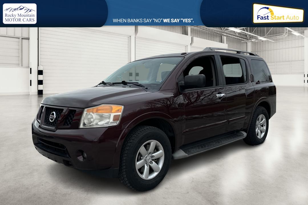 2014 Purple Nissan Armada SL 2WD (5N1AA0ND4EN) with an 5.6L V8 DOHC 32V engine, 5-Speed Automatic transmission, located at 767 S State Road, Pleasant Grove, UT, 84062, (801) 785-1058, 40.354839, -111.736687 - Photo#8