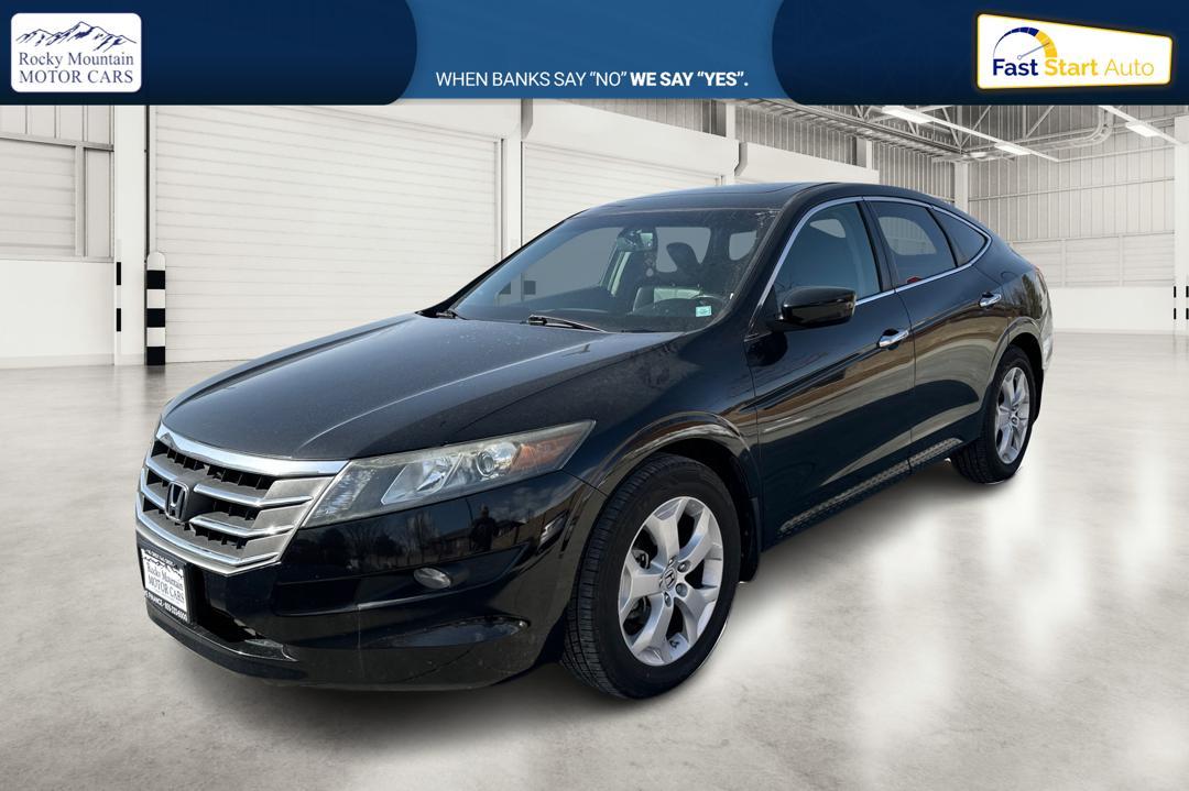 2012 Black Honda Accord Crosstour EX-L V-6 2WD w/ Navigation (5J6TF1H5XCL) with an 3.5L V6 SOHC 24V engine, 5-Speed Automatic transmission, located at 767 S State Road, Pleasant Grove, UT, 84062, (801) 785-1058, 40.354839, -111.736687 - Photo#8