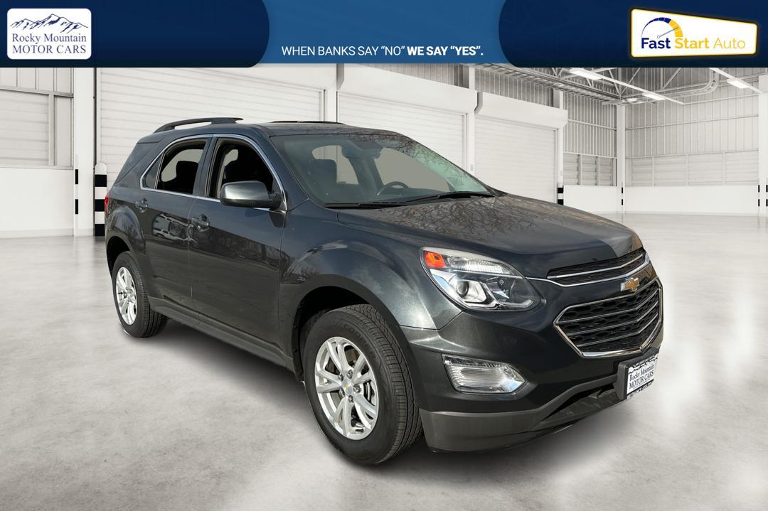 2017 Gray Chevrolet Equinox LT 2WD (2GNALCEK5H1) with an 2.4L L4 DOHC 16V FFV engine, 6A transmission, located at 344 S Washington Blvd, Ogden, UT, 84404, (801) 399-1799, 41.255482, -111.970848 - Photo#0