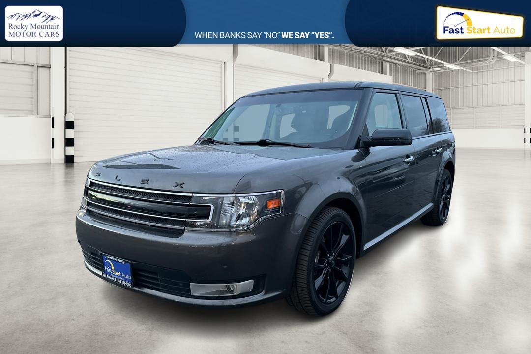 2016 Gray Ford Flex SEL FWD (2FMGK5C84GB) with an 3.5L V6 DOHC 24V engine, 6A transmission, located at 7755 State Street, Midvale, UT, 84047, (801) 753-9063, 40.610329, -111.890656 - Photo#8