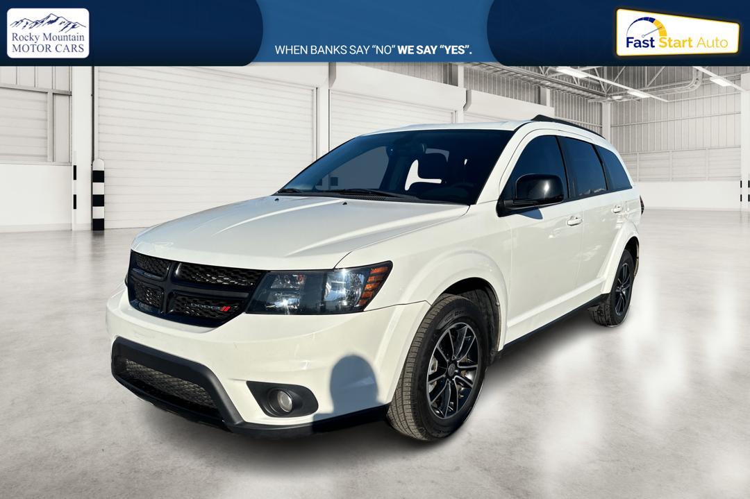 2018 White Dodge Journey SXT (3C4PDCBG9JT) with an 3.6L V6 DOHC 24V engine, 4A transmission, located at 7755 State Street, Midvale, UT, 84047, (801) 753-9063, 40.610329, -111.892159 - Photo#8