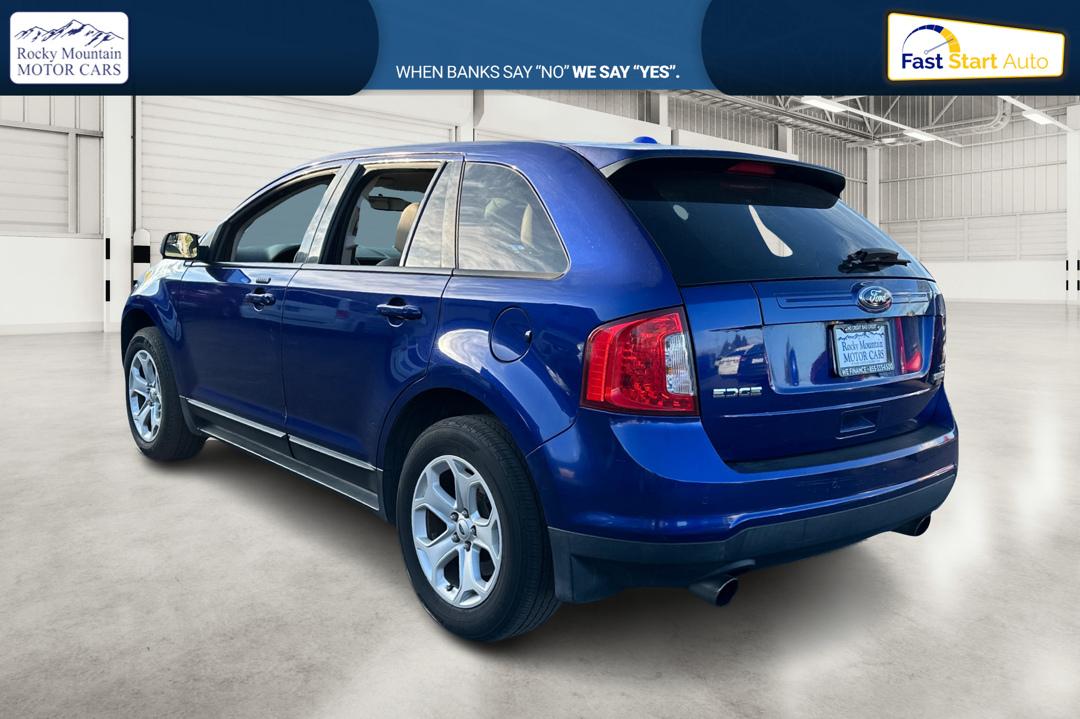 2013 Blue Ford Edge SEL FWD (2FMDK3J94DB) with an 2.0L L4 DOHC 16V engine, 6-Speed Automatic transmission, located at 767 S State Road, Pleasant Grove, UT, 84062, (801) 785-1058, 40.354839, -111.736687 - Photo#5