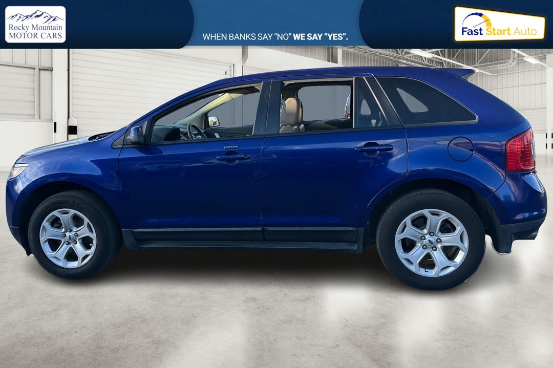 2013 Blue Ford Edge SEL FWD (2FMDK3J94DB) with an 2.0L L4 DOHC 16V engine, 6-Speed Automatic transmission, located at 767 S State Road, Pleasant Grove, UT, 84062, (801) 785-1058, 40.354839, -111.736687 - Photo#6