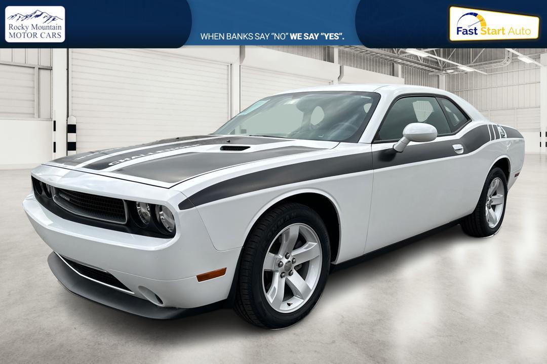 2012 White Dodge Challenger SXT (2C3CDYAG7CH) with an 3.6L V6 DOHC 24V engine, 4-Speed Automatic transmission, located at 7755 State Street, Midvale, UT, 84047, (801) 753-9063, 40.610329, -111.890656 - Photo#8