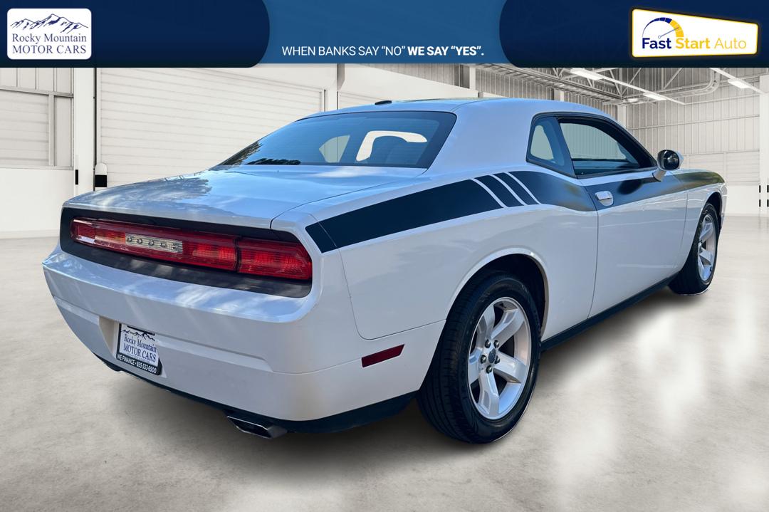 2012 White Dodge Challenger SXT (2C3CDYAG7CH) with an 3.6L V6 DOHC 24V engine, 4-Speed Automatic transmission, located at 767 S State Road, Pleasant Grove, UT, 84062, (801) 785-1058, 40.354839, -111.736687 - Photo#2