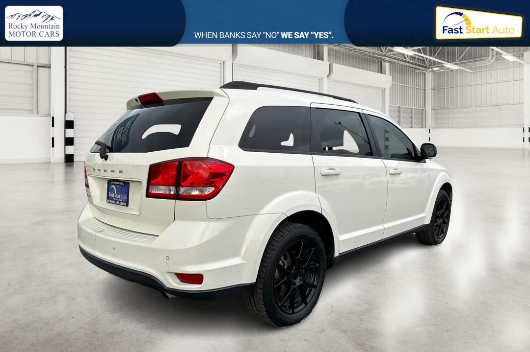 2015 White Dodge Journey SXT (3C4PDCBB8FT) with an 2.4L L6 DOHC 16V engine, 4-Speed Automatic transmission, located at 7755 State Street, Midvale, UT, 84047, (801) 753-9063, 40.610329, -111.890656 - Photo#2