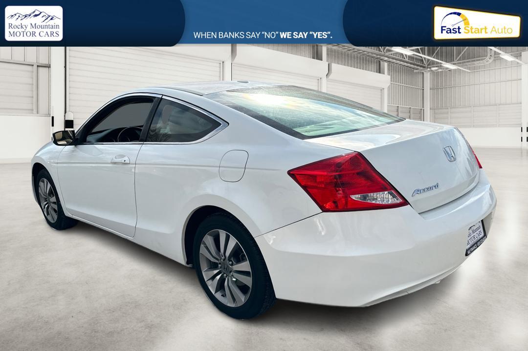 2012 White Honda Accord EX-L Coupe AT (1HGCS1B86CA) with an 2.4L L4 DOHC 16V engine, 6-Speed Automatic transmission, located at 344 S Washington Blvd, Ogden, UT, 84404, (801) 399-1799, 41.255482, -111.970848 - Photo#5