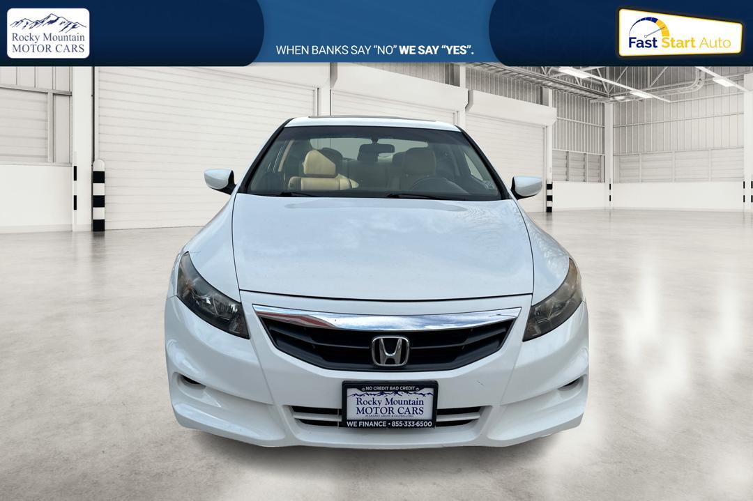 2012 White Honda Accord EX-L Coupe AT (1HGCS1B86CA) with an 2.4L L4 DOHC 16V engine, 6-Speed Automatic transmission, located at 344 S Washington Blvd, Ogden, UT, 84404, (801) 399-1799, 41.255482, -111.970848 - Photo#9