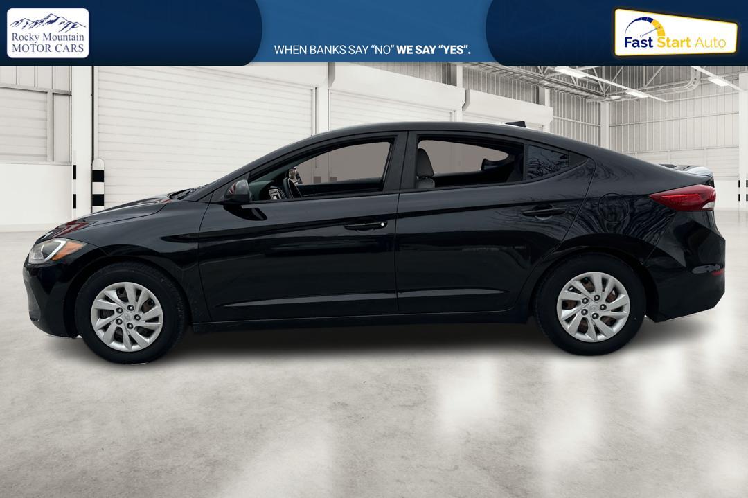 2017 Black Hyundai Elantra SE 6AT (KMHD74LF5HU) with an 1.8L L4 DOHC 16V engine, 6A transmission, located at 767 S State Road, Pleasant Grove, UT, 84062, (801) 785-1058, 40.354839, -111.736687 - Photo#6