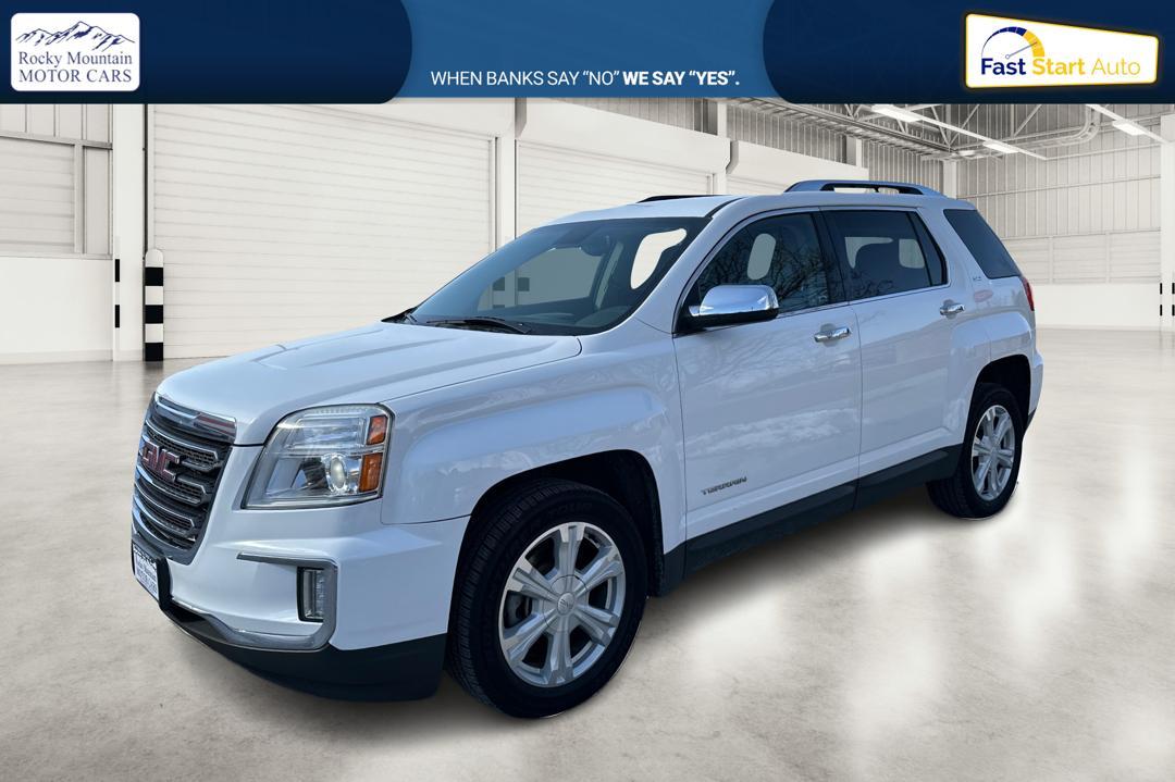 2016 White GMC Terrain SLT FWD (2GKFLPE35G6) with an 3.6L V6 DOHC 24V engine, 6A transmission, located at 344 S Washington Blvd, Ogden, UT, 84404, (801) 399-1799, 41.255482, -111.970848 - Photo#8