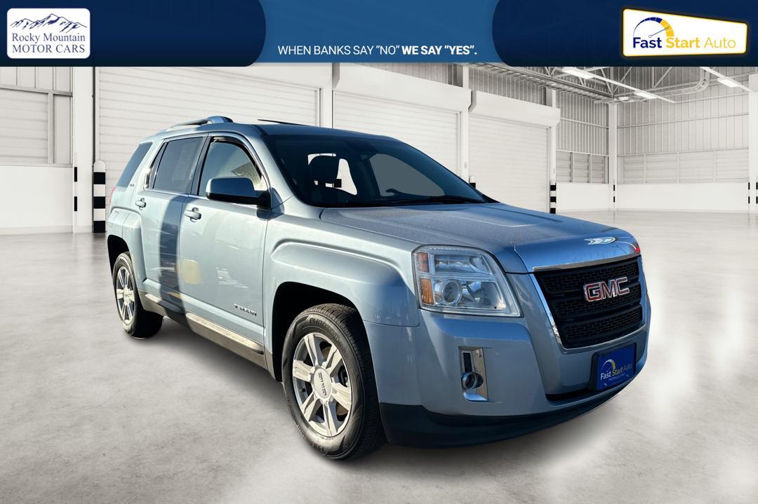 2015 Silver GMC Terrain SLE1 FWD (2GKALMEKXF6) with an 2.4L L4 DOHC 16V FFV engine, 6-Speed Automatic transmission, located at 7755 State Street, Midvale, UT, 84047, (801) 753-9063, 40.610329, -111.892159 - Photo#0