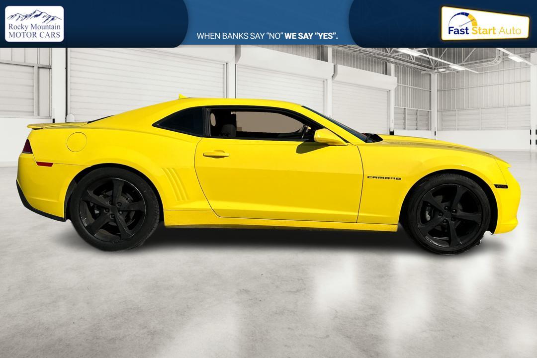 2015 Yellow Chevrolet Camaro 1LT Coupe (2G1FD1E37F9) with an 3.6L V6 DOHC 24V FFV engine, 6-Speed Automatic transmission, located at 767 S State Road, Pleasant Grove, UT, 84062, (801) 785-1058, 40.354839, -111.736687 - Photo#1