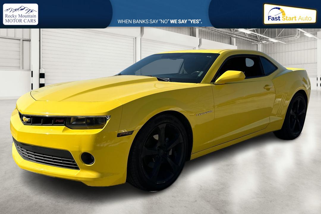 2015 Yellow Chevrolet Camaro 1LT Coupe (2G1FD1E37F9) with an 3.6L V6 DOHC 24V FFV engine, 6-Speed Automatic transmission, located at 767 S State Road, Pleasant Grove, UT, 84062, (801) 785-1058, 40.354839, -111.736687 - Photo#8