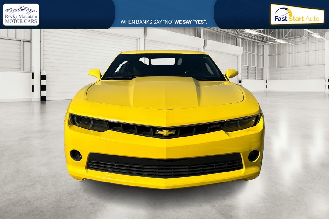 2015 Yellow Chevrolet Camaro 1LT Coupe (2G1FD1E37F9) with an 3.6L V6 DOHC 24V FFV engine, 6-Speed Automatic transmission, located at 767 S State Road, Pleasant Grove, UT, 84062, (801) 785-1058, 40.354839, -111.736687 - Photo#9